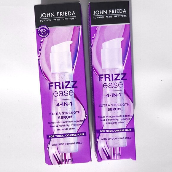 John Frieda Frizz Ease® Extra Strength Serum BNIP x 2 4 in 1 - Picture 1 of 3